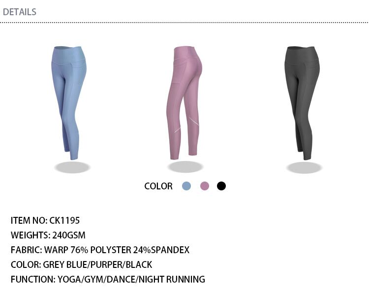 reflective running leggings - Activewear manufacturer Sportswear  Manufacturer HL