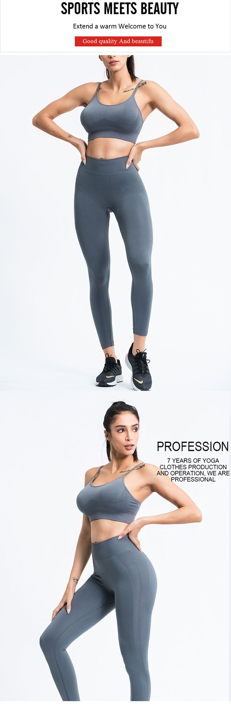 Sheer yoga pants - Activewear manufacturer Sportswear Manufacturer HL